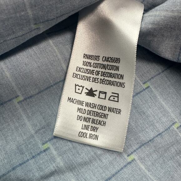 Robert Graham Shirt Mens 2XLT Geometric Pattern Designer Contrasting Trims - Picture 7 of 16